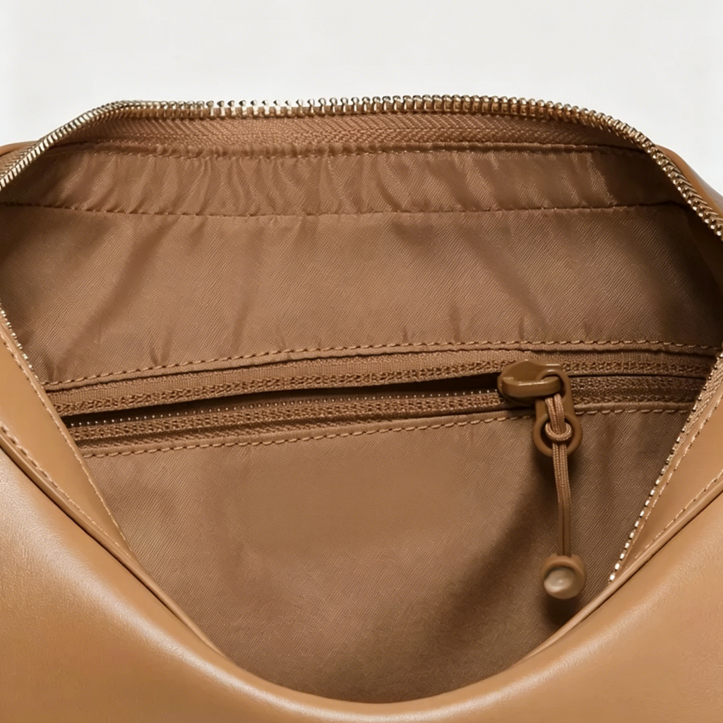 Knotted Handle Dual Strap Convertible Slouchy Hobo Shoulder Bag