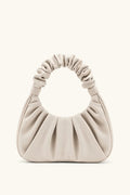 Full Ruched Scrunchie Handle Soft Minimalist Shoulder Wallet Bag